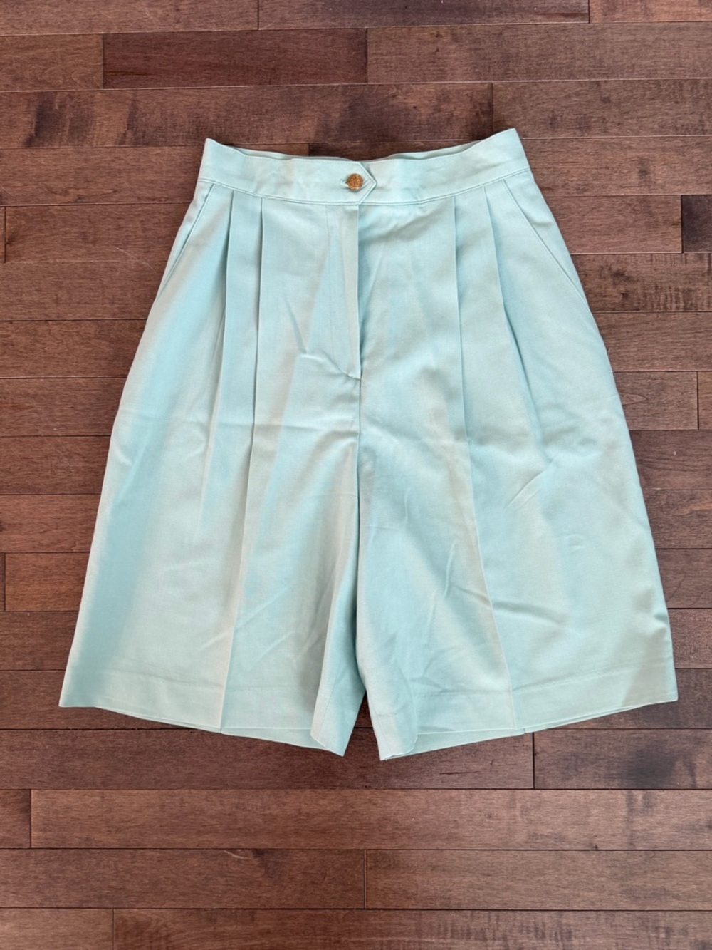 Vintage 100% Wool Pleated Dress Shorts by Roberto diNero